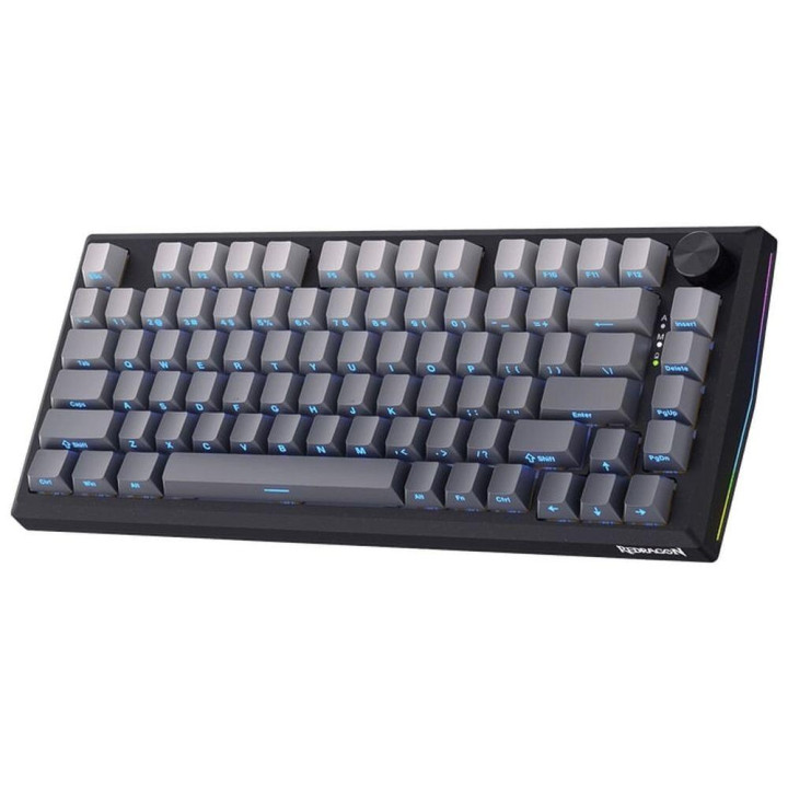 Bluetooth механична геймърска клавиатура Redragon Penumbra Pro K687GG, Lion L суичове, RGB осветление, Bluetooth 5.0, USB nano п