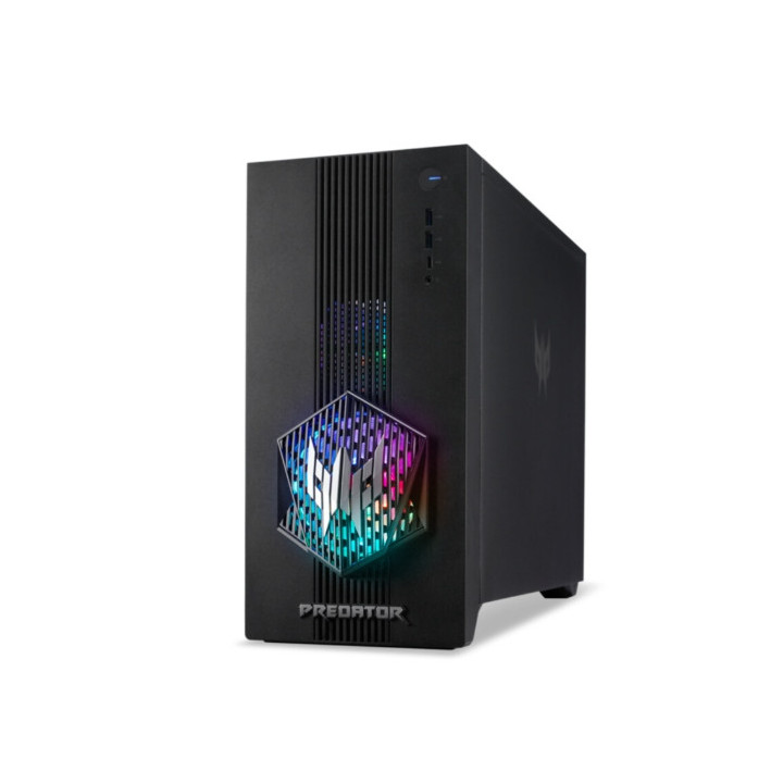 Геймърски компютър Acer Predator PO3-665, Intel Core Ultra 5 225F, RTX 5070 12GB, 32GB DDR5 5600MHz, 1TB SSD, No OS - DG.E4TEX.0