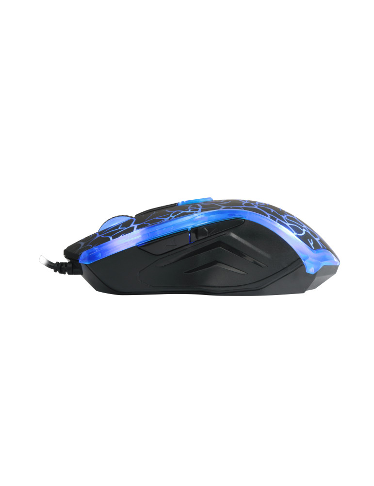 Геймърска мишка DELUX M557, 6 бутона, оптична, до 4000 DPI, USB, черна - 3