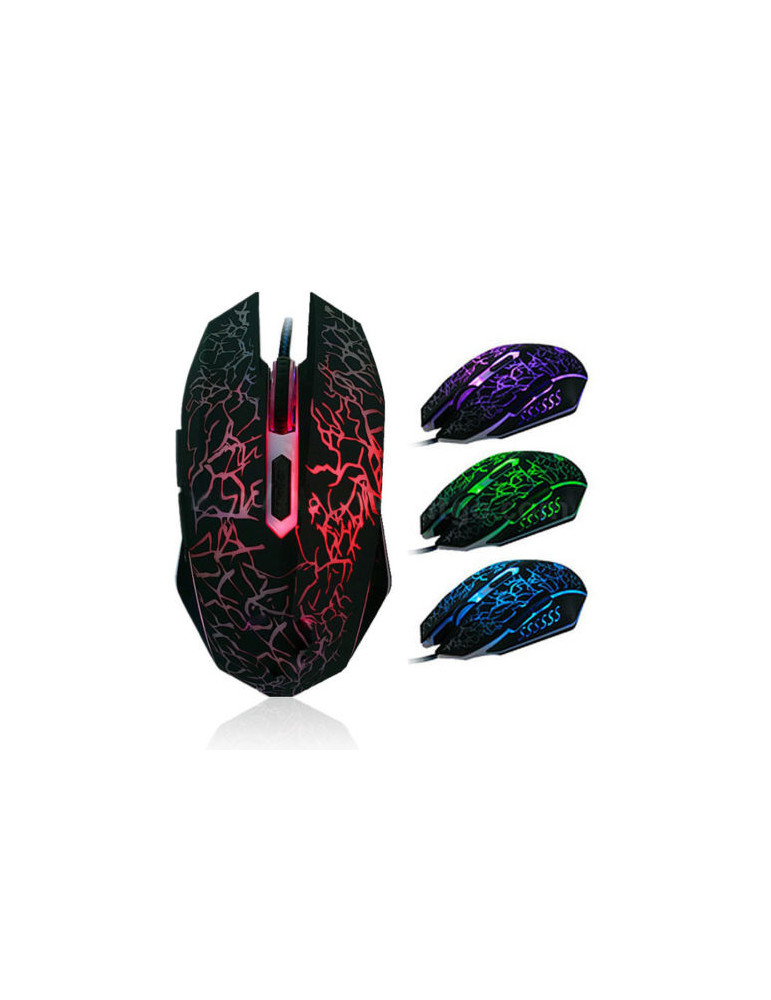 Геймърска мишка DELUX M557, 6 бутона, оптична, до 4000 DPI, USB, черна - 4