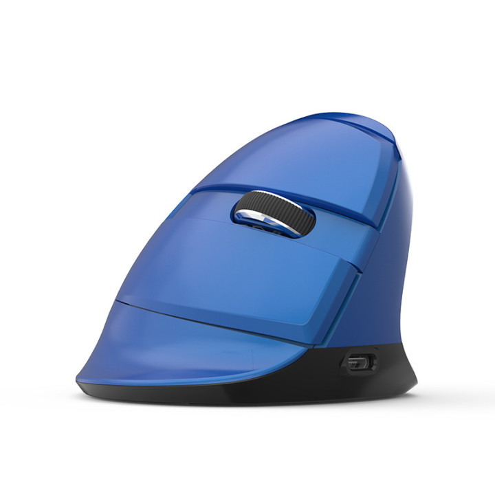 Безжична мишка DELUX M618mini, Син, 2400 DPI, 6 бутона - 3