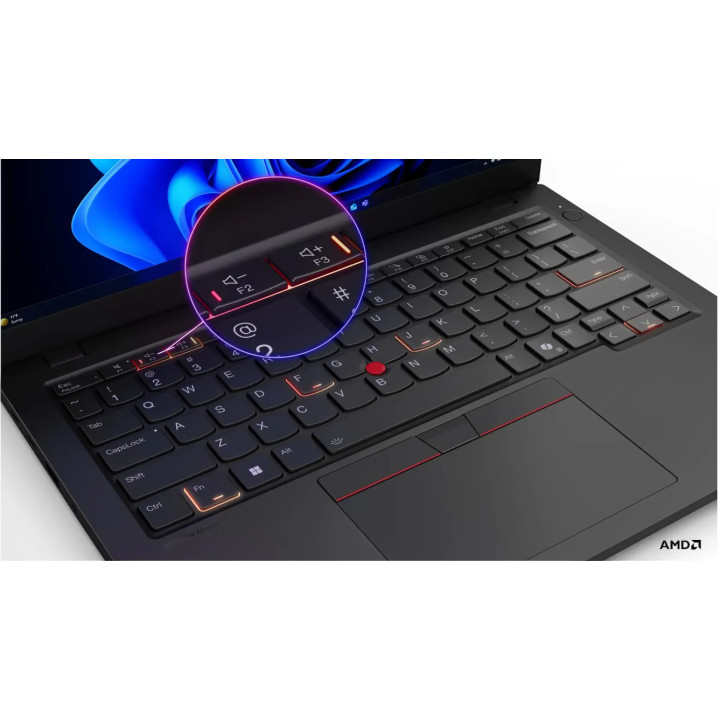 Лаптоп Lenovo ThinkPad L13 G6, 13.3" WUXGA IPS, AMD Ryzen 5 PRO 215, 16GB LPDDR5X, 512GB SSD, Windows 11 Pro - 21RB000ABM - 3
