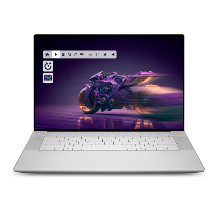 Лаптоп Dell 16 Premium DA16250, 16.3" 4K OLED Touch 120Hz, Intel Core Ultra 9 285H, NVIDIA RTX 5060 8GB, 32GB LPDDR5X, 1TB SSD, 
