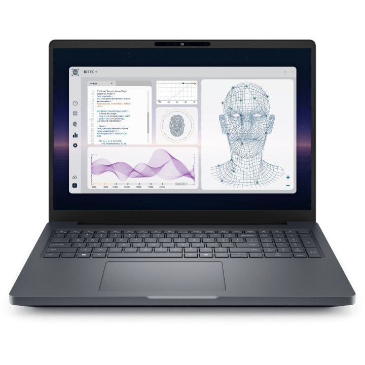 Лаптоп Dell Pro Max 16 Plus MB16250, 16.0" FHD+ 120Hz, Intel Core Ultra 9 285HX, NVIDIA RTX PRO 3000 12GB, 64GB DDR5 6400MT/s, 1
