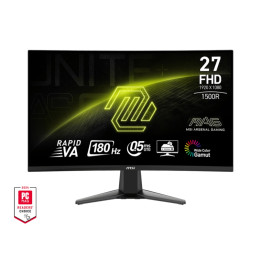 Монитор MSI MAG 27C6F, 27" FHD VA 180Hz Curved - 9S6-3CE11M-001 - 1