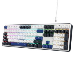 Механична геймърска клавиатура Redragon Wyvern K689WBB, RGB подсветка, USB Type-C - 1