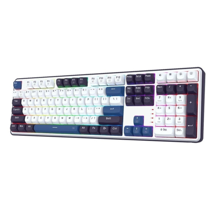 Механична геймърска клавиатура Redragon Wyvern K689WBB, RGB подсветка, USB Type-C - 3