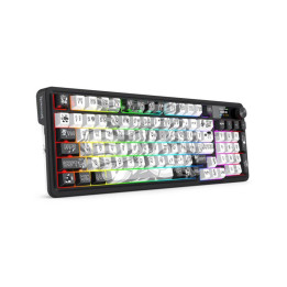 Bluetooth механична геймърска клавиатура Redragon Artemis Pro K719GF-RGB, RGB осветление, Yellow Linear Switches, 4000mAh - 6950