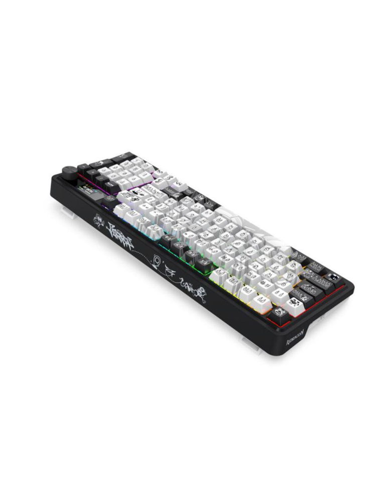 Bluetooth механична геймърска клавиатура Redragon Artemis Pro K719GF-RGB, RGB осветление, Yellow Linear Switches, 4000mAh - 6950