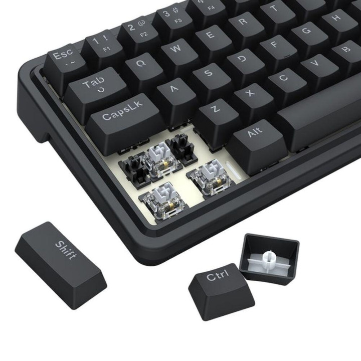 Механична геймърска клавиатура Redragon Ironguard K722-RGB, RGB осветление, Redragon Grey суичове - 6950376728166 - 2