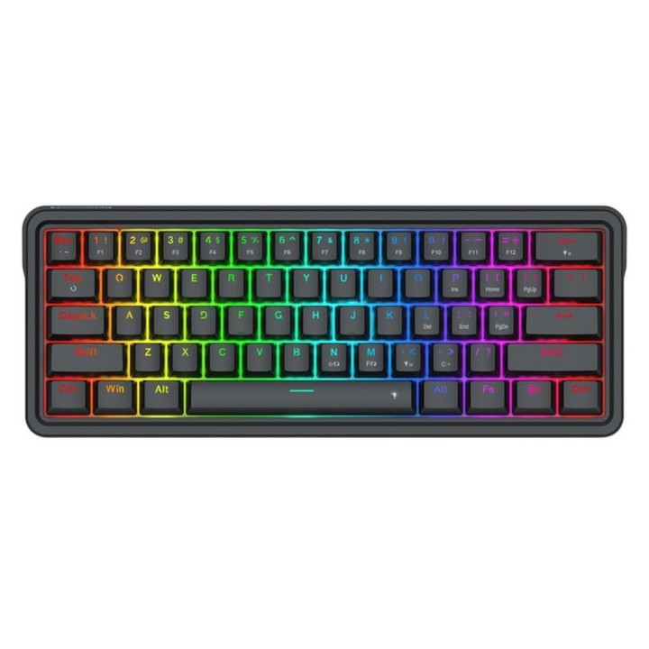 Механична геймърска клавиатура Redragon Ironguard K722-RGB, RGB осветление, Redragon Grey суичове - 6950376728166 - 3