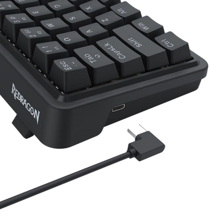 Механична геймърска клавиатура Redragon Ironguard K722-RGB, RGB осветление, Redragon Grey суичове - 6950376728166 - 6