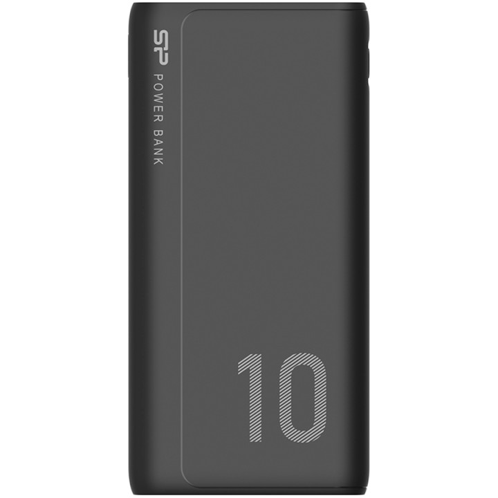 Външна батерия  Silicon Power GP15 10000mAh, Type-C*1, Micro-B*1, Type-A*2, Black - SP10KMAPBKGP150K