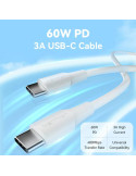 USB кабел Vention, Type-C to Type-C 1M 3A - TAXWF - 6