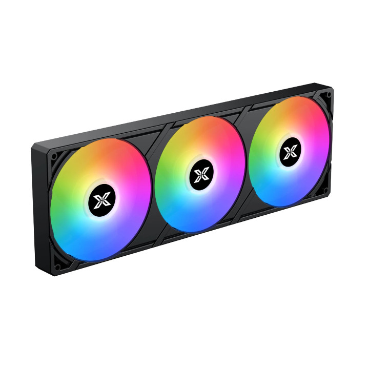 Водно охлаждане за процесор Xigmatek LK Pro 360 Digital, 360mm, 2.7" LCD дисплей, Меден блок, Addressable RGB - EN47404 - 6