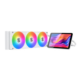 Водно охлаждане за процесор Xigmatek Connect Pro 360 Arctic, 7" LCD дисплей, 360mm радиатор - EN48364 - 1