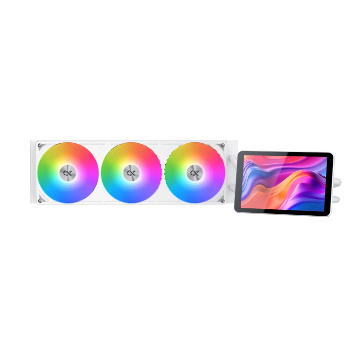 Водно охлаждане за процесор Xigmatek Connect Pro 360 Arctic, 7" LCD дисплей, 360mm радиатор - EN48364 - 2
