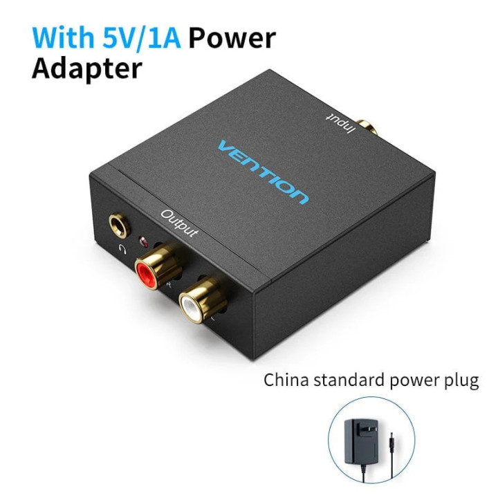 Аудио конвертор Vention BDFB0, Optical/Coaxial към RCA/3.5mm - BDFB0 - 2