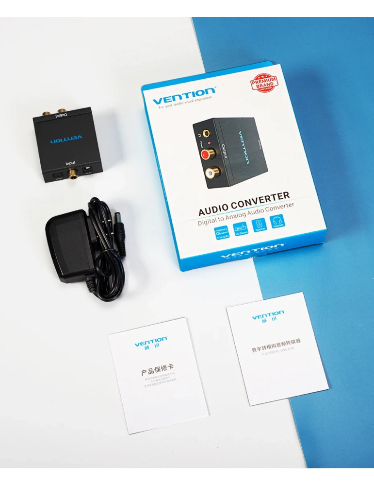 Аудио конвертор Vention BDFB0, Optical/Coaxial към RCA/3.5mm - BDFB0 - 10