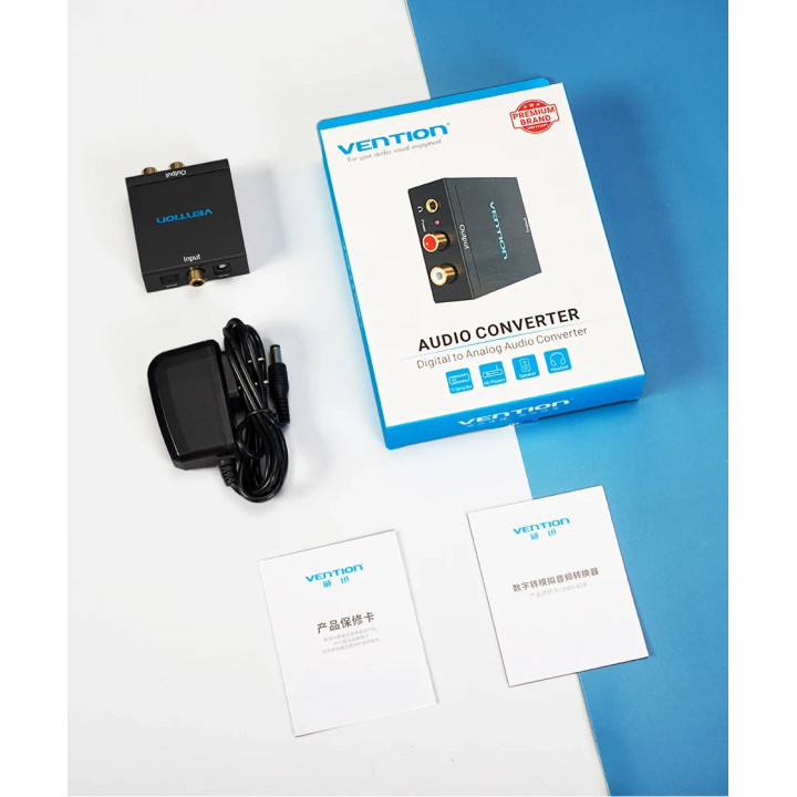Аудио конвертор Vention BDFB0, Optical/Coaxial към RCA/3.5mm - BDFB0 - 10