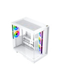 Кутия Xigmatek Aqua 7 Arctic, Middle Tower ATX, Бял, 8 ARGB вентилатора, USB-C, Tempered Glass - EN49033 - 2