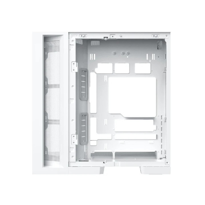 Кутия Xigmatek Aqua 7 Arctic, Middle Tower ATX, Бял, 8 ARGB вентилатора, USB-C, Tempered Glass - EN49033 - 8