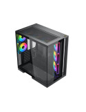 Кутия за компютър Xigmatek Aqua 7, Middle Tower ATX, 8 ARGB вентилатора, USB-C, Tempered Glass - EN49026 - 2