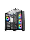 Кутия за компютър Xigmatek Aqua V H23A, Middle Tower ATX, 7 ARGB вентилатори, Tempered Glass - EN49071 - 1