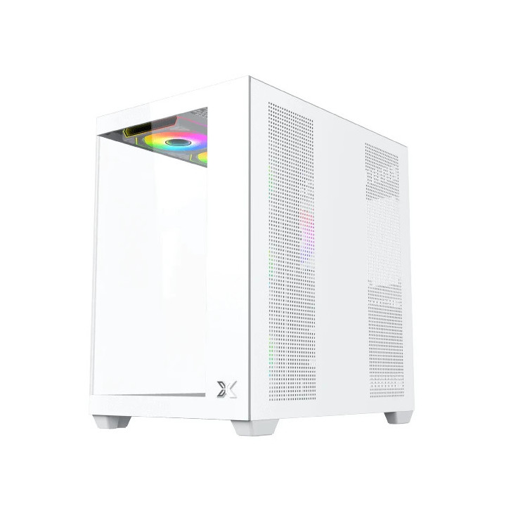 Кутия за компютър Xigmatek Aqua V Air Arctic H23A, Middle Tower ATX, 7x ARGB вентилатори, Tempered Glass - EN48777 - 4