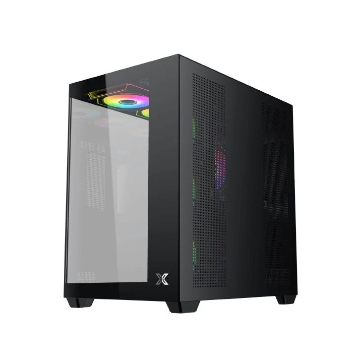 Кутия за компютър Xigmatek Aqua V Air H23A, Middle Tower ATX, 7 ARGB вентилатора, Tempered Glass - EN48760 - 4
