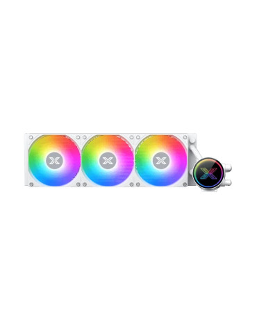 Водно охлаждане за процесор Xigmatek FENIX II 360 Arctic, 360mm, Addressable RGB - EN46582 - 1