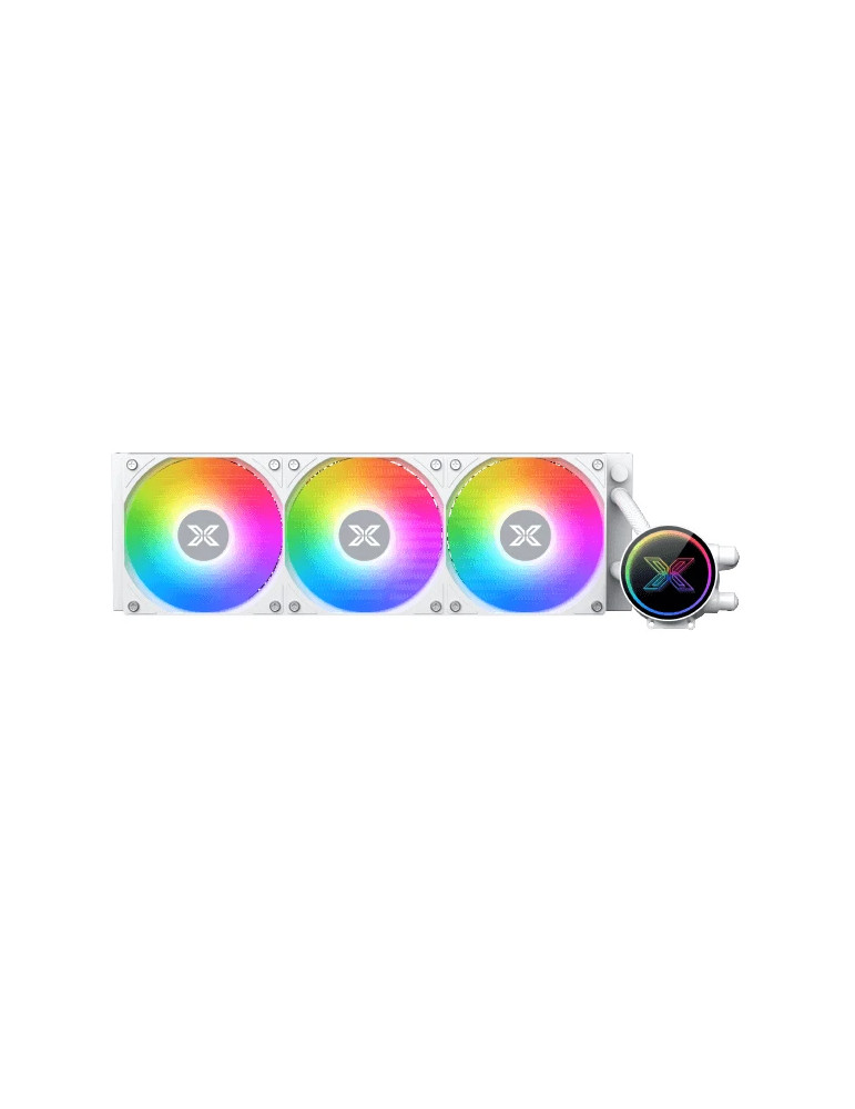 Водно охлаждане за процесор Xigmatek FENIX II 360 Arctic, 360mm, Addressable RGB - EN46582 - 1