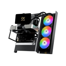 Кутия за компютър Xigmatek Carbonic, Middle Tower ATX, Carbon Fiber, 462x298x416mm - EN48746 - 1