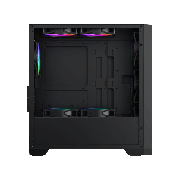 Кутия за компютър Xigmatek NYX II, mATX Mini Tower, 4 RGB вентилатора, Tempered Glass - EN42225 - 6