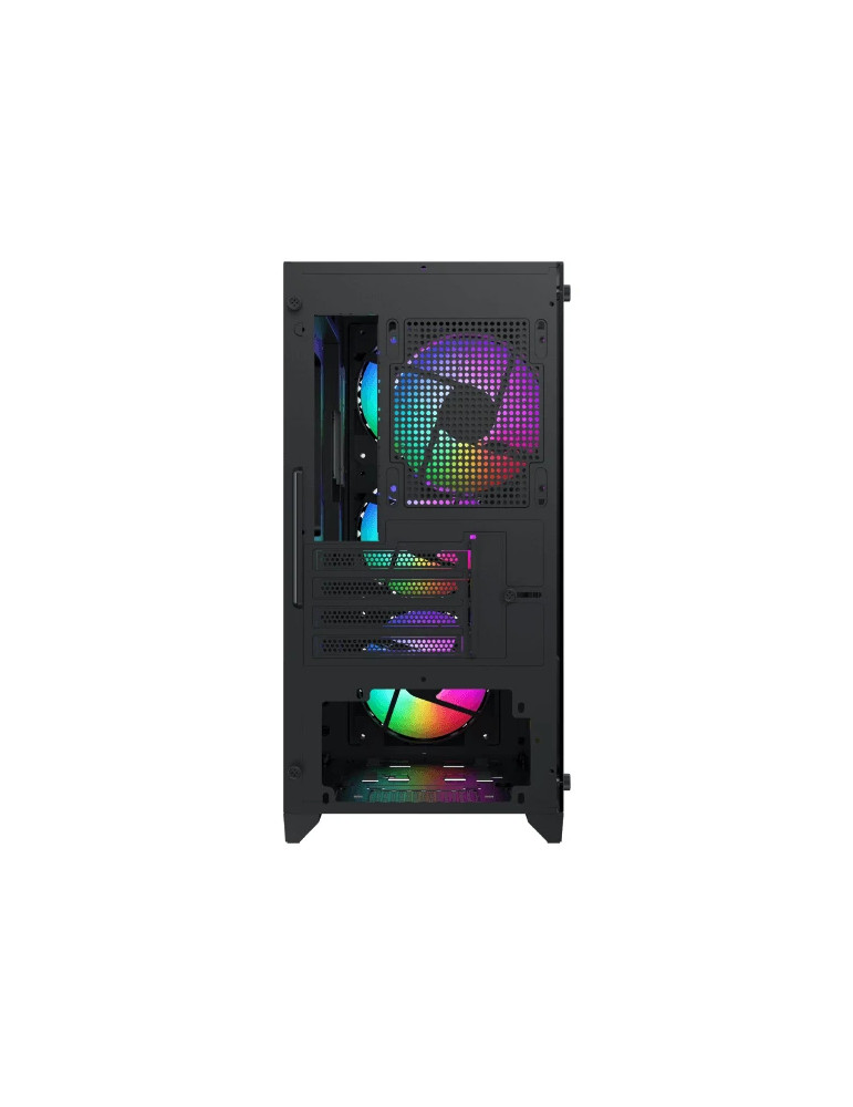 Кутия за компютър Xigmatek NYX II, mATX Mini Tower, 4 RGB вентилатора, Tempered Glass - EN42225 - 9