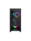 Кутия за компютър Xigmatek NYX II, mATX Mini Tower, 4 RGB вентилатора, Tempered Glass - EN42225 - 9