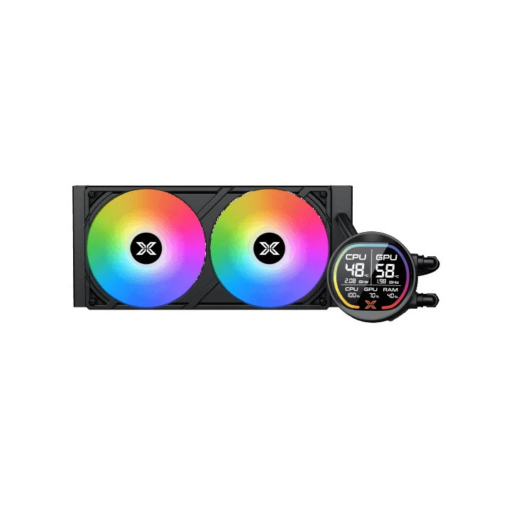 Водно охлаждане за процесор Xigmatek LK Pro 240 Digital, 2.7" LCD Display, 240mm - EN47428 - 1