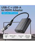 Преходник Vention, USB-C/A към HDMI, 1080p@60Hz - ACYHB - 2