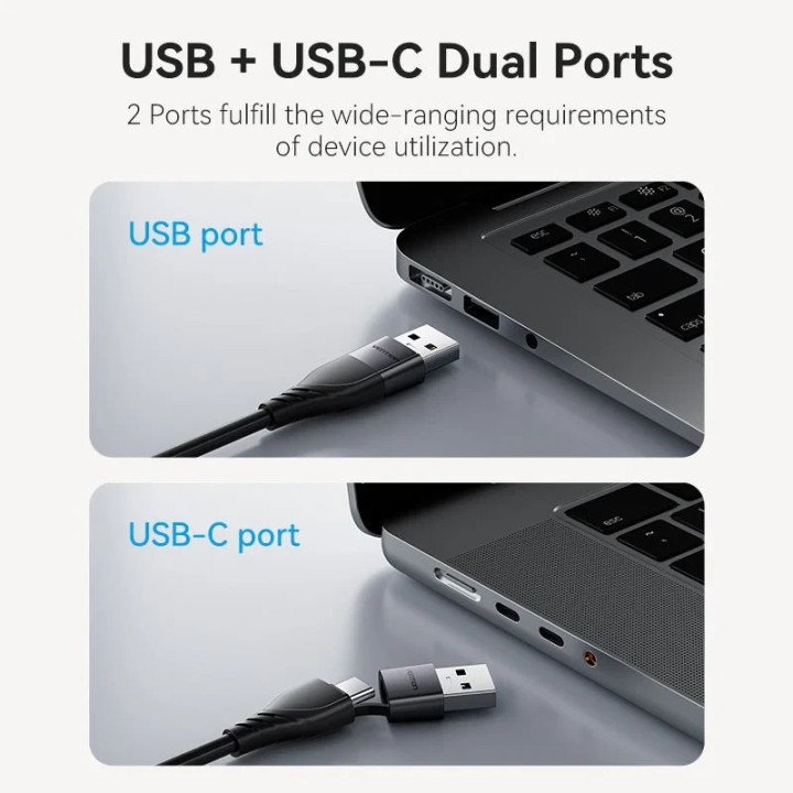 Преходник Vention, USB-C/A към HDMI, 1080p@60Hz - ACYHB - 3