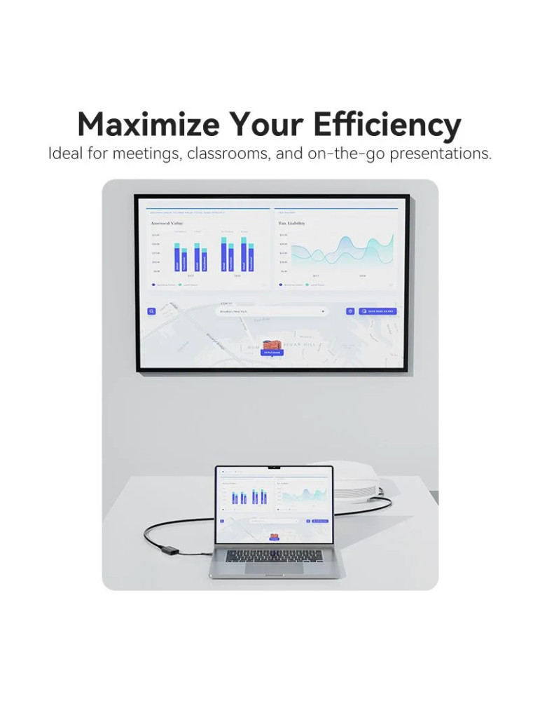 Преходник Vention, USB-C/A към HDMI, 1080p@60Hz - ACYHB - 5