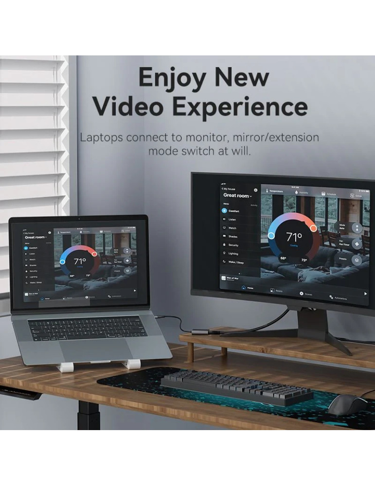 Преходник Vention, USB-C/A към HDMI, 1080p@60Hz - ACYHB - 6