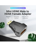 Преходник Vention Mini HDMI M/HDMI F, 4K 2160p 60Hz - AISB0 - 3