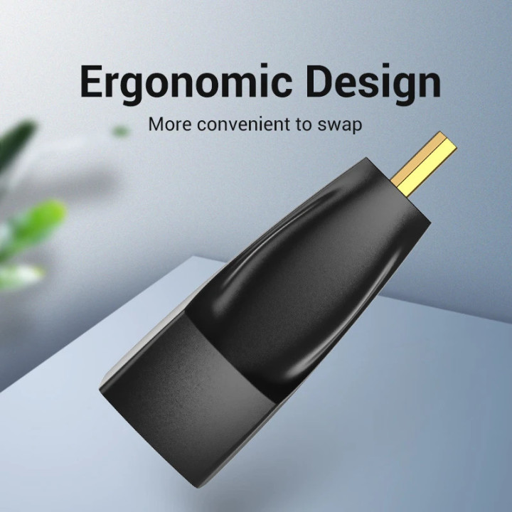 Преходник Vention Micro HDMI (type D) мъжски към HDMI женски, черен, екраниран, позлатени конектори, 4K 2160p @ 60Hz - AITB0 - 6