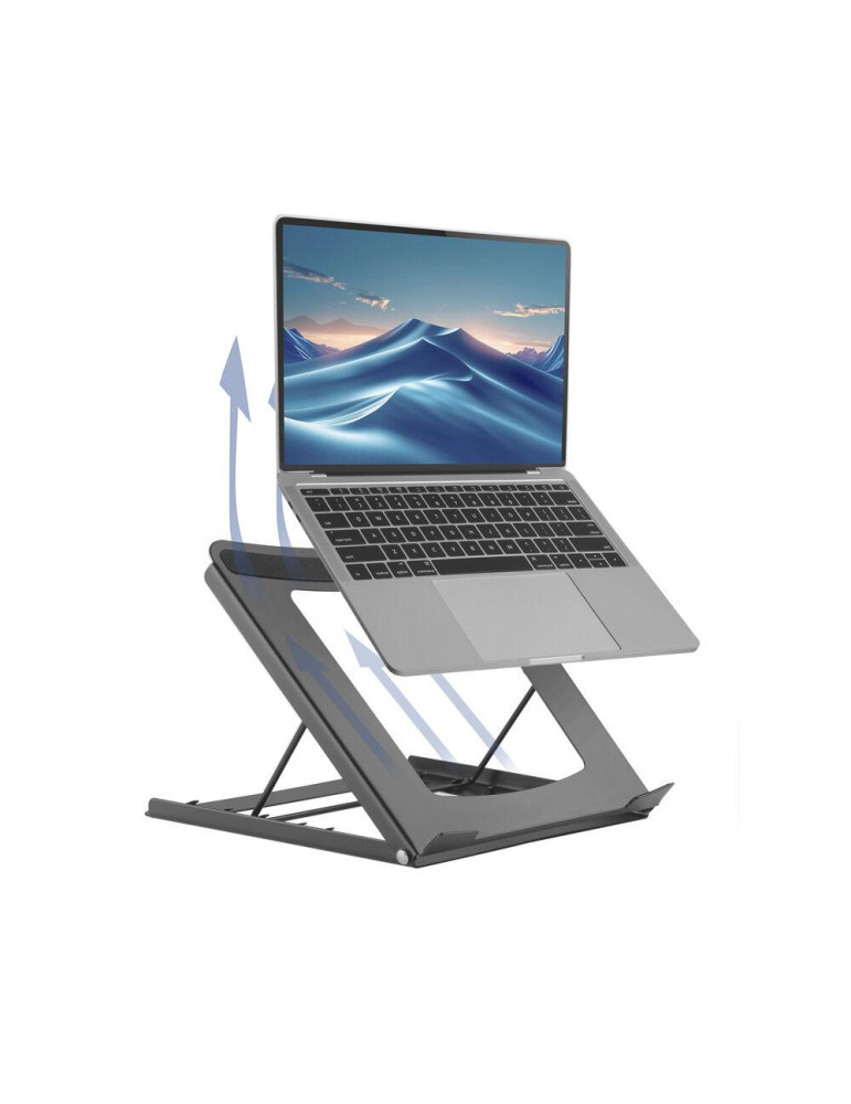 Сгъваема стойка за лаптоп ACT AC8145, 15.6", Черна - 5