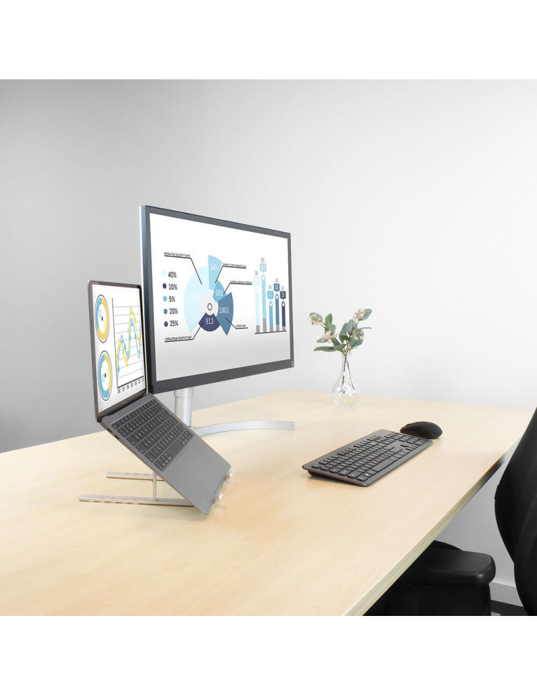 Алуминиева сгъваема стойка ACT AC8120, за лаптоп до 15.6" - 8