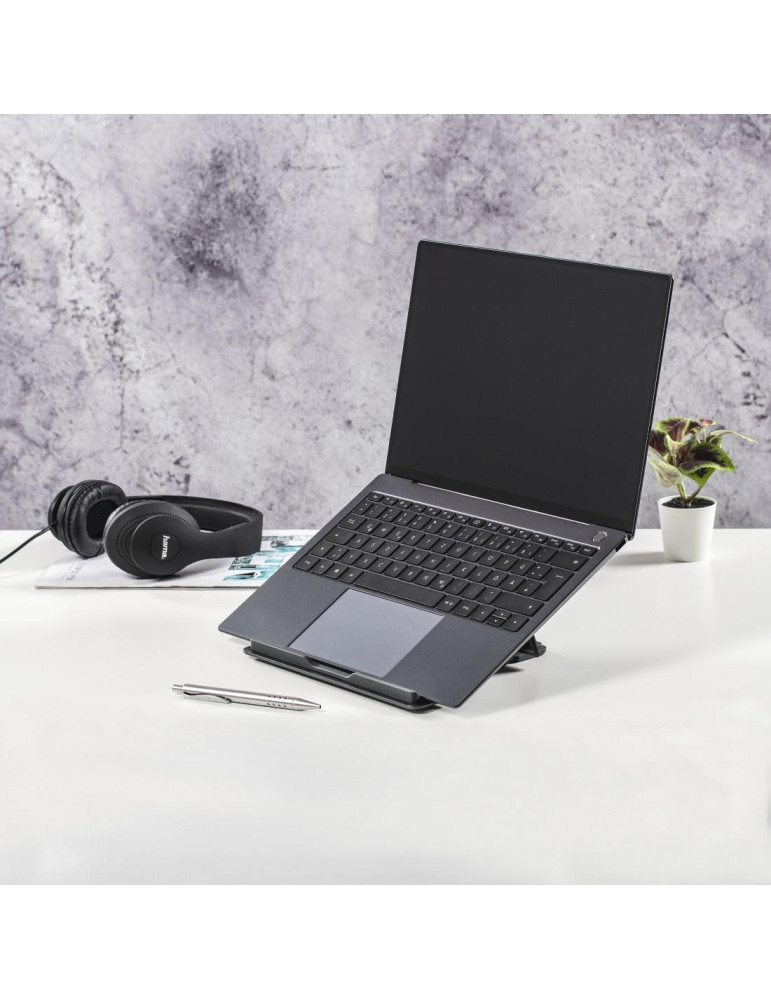 Стойка за лаптоп HAMA Metal, до 15.6 инча, алуминиев, сребрист - HAMA-126814 - 5