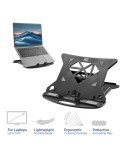 Стойка за лаптопи ACT AC8150, Алуминий и пластмаса, 7 позиции, 15.6", Черен - 3
