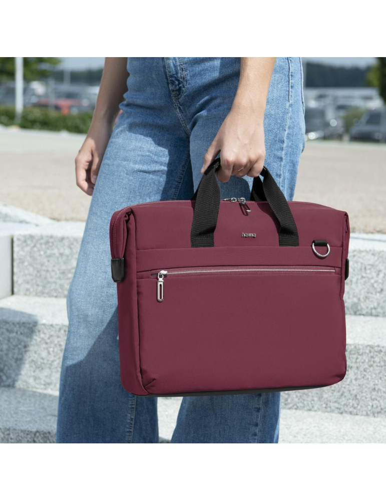 Чанта за лаптоп HAMA Ultimate, 13.3" - 14.1", Полиестер, Червена - HAMA-227064 - 6