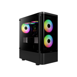 Геймърски компютър ION TALOS E3 ARGB с процесор AMD Ryzen 5 7500F, видео карта GeForce RTX 5060 8GB GDDR7, RAM памет 16GB(2x8GB) DDR5 5200MHz, SSD 500GB PCIe Gen4 NVMe M.2 2280 4500/1800 MB/s