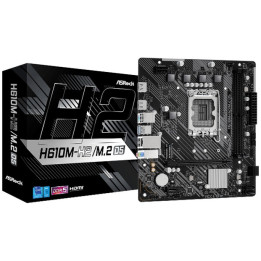 Дънна платка ASRock H610M-H2/M.2, Intel H610, DDR5, 2 DIMM Slots - 1